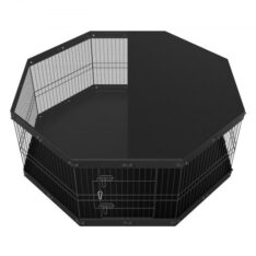 Összecsukható Kutyatorna Kerítés Fém 610mm