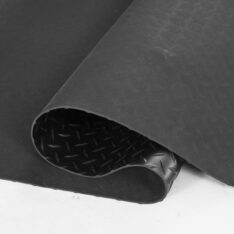 Gyémántlemez Gumi Padlótekercs Fekete 3 mm x 1