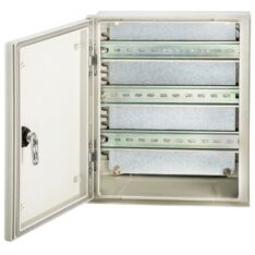NEMA 4X Üvegszálas Elektromos Doboz Szerelőlappal 300x250x140 mm