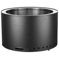 Oszlopos Füstmentes Acél Faégető Tűzhely 711 mm