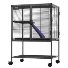 Oszlopos Kétszintes Görgős Görényketrec Tálcás Rámpával 864 mm