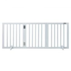 Oszlopos Szabadon Álló Kutyakapu Összecsukható 610x1524 mm